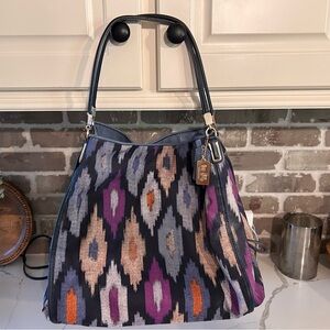 Coach F30803 Madison IKAT Shoulder Bag - Like New